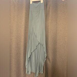 Lulus Teal / Green high low skirt